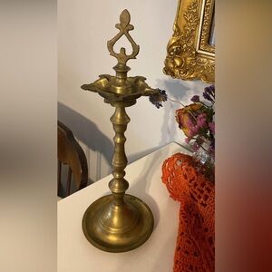 Antique Brass Incense Stand